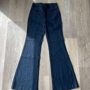 Carmar Denim bell bottoms pants wide leg